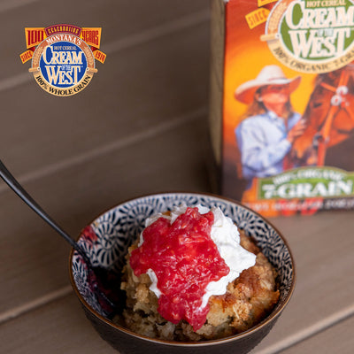 RHUBARB CUSTARD CRISP
