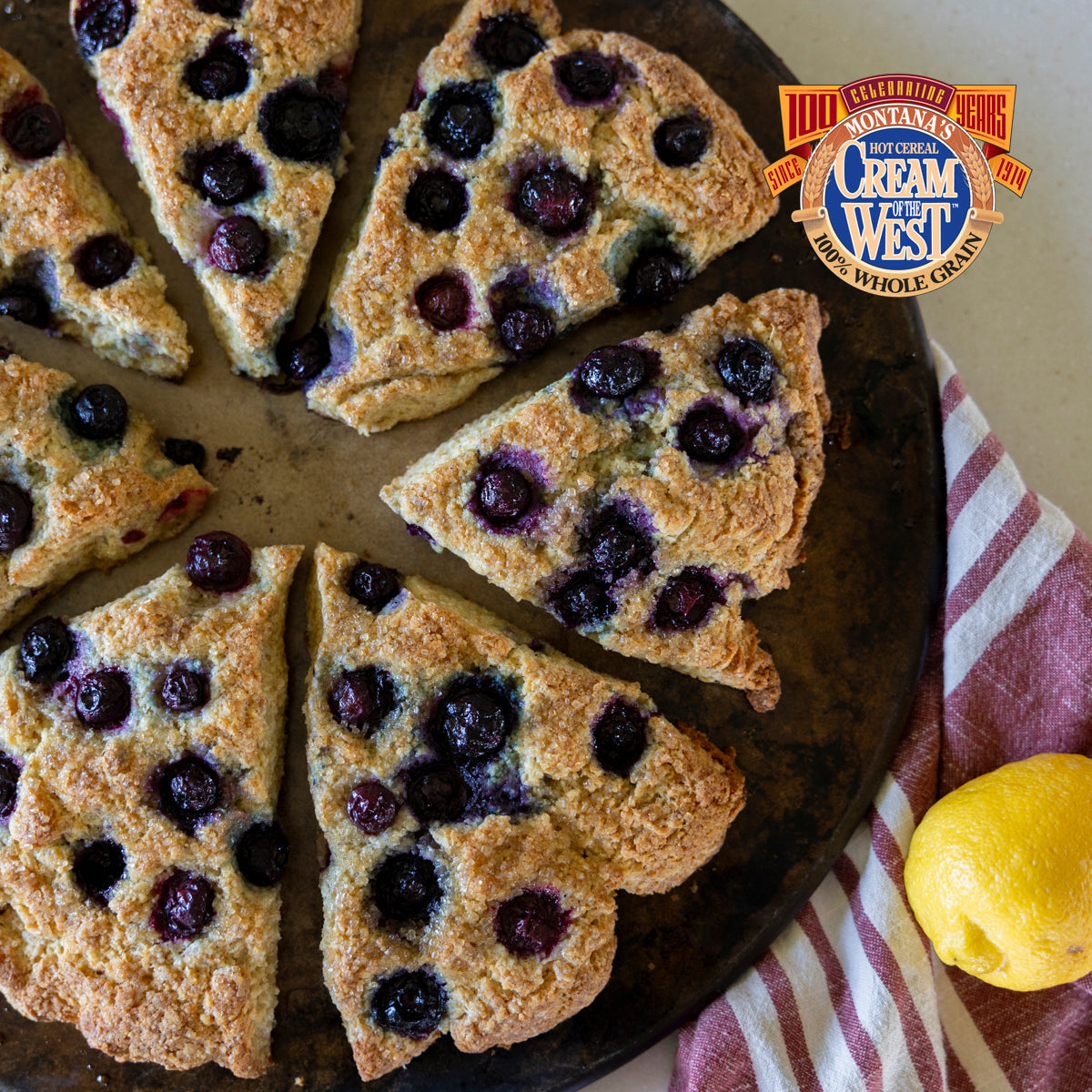 BLUEBERRY LEMON SCONES