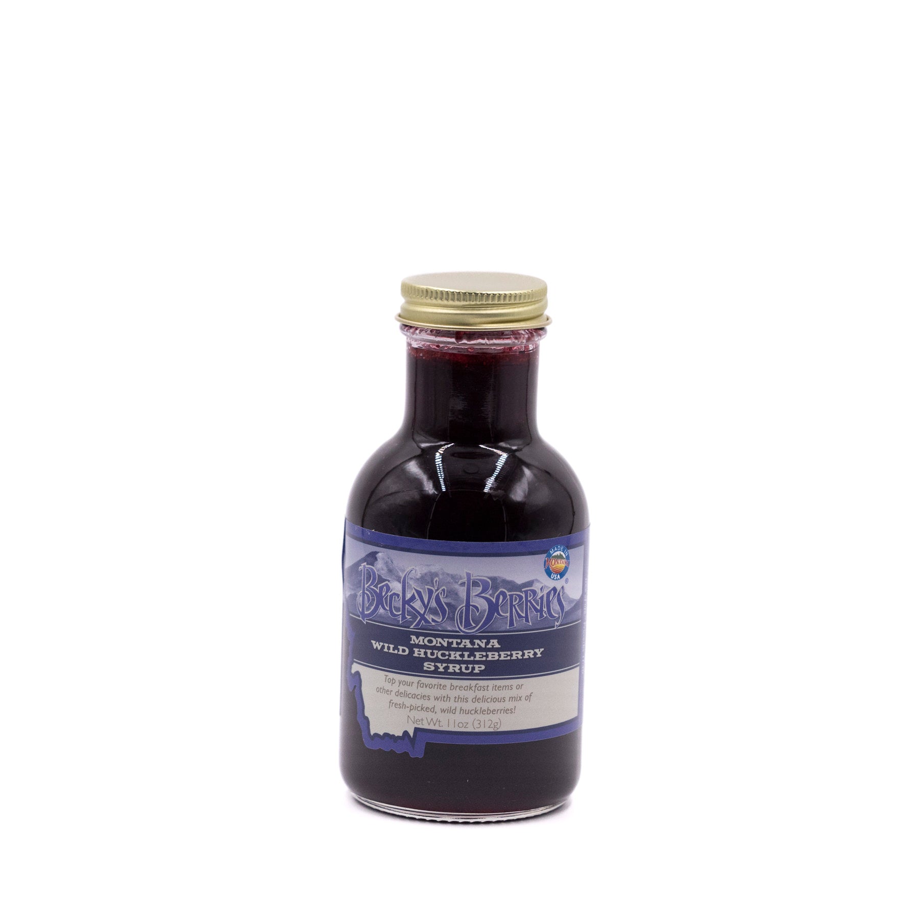 Huckleberry Syrup 11 oz - Authentic Flavor for Breakfast & Recipes ...