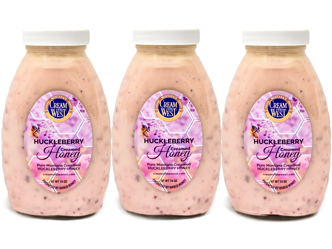 Huckleberry Cream Honey Jars - Deliciously Smooth & Sweet – Cream